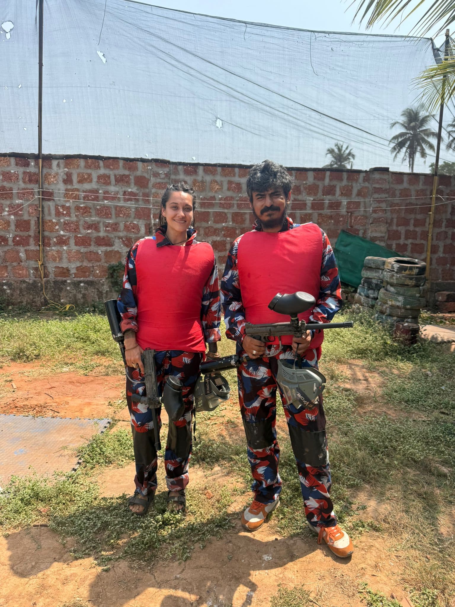 Two players ready to play